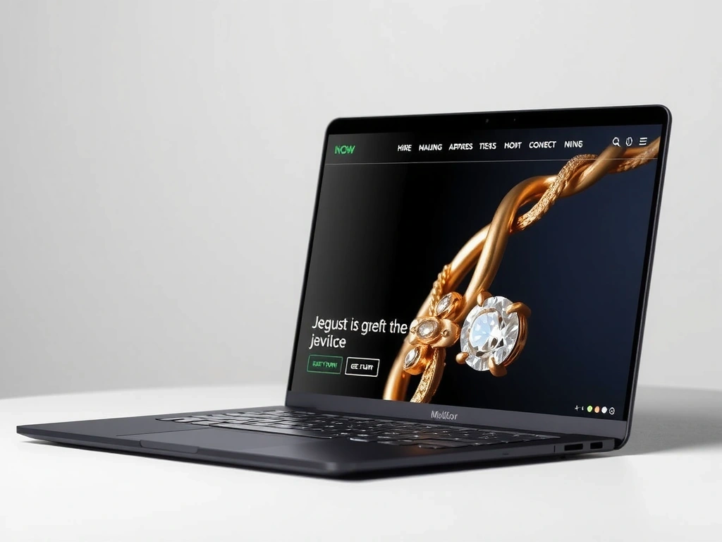 Interface e-commerce luxe